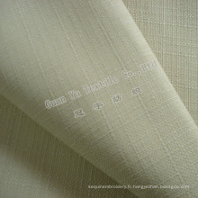 Tissu lin solide rembourrage 100 % Polyester